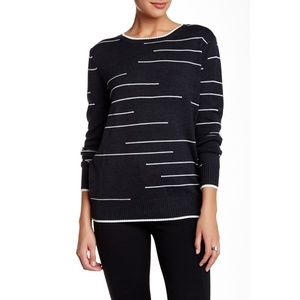 Haute Hippie Black White Striped Sweater XS/S